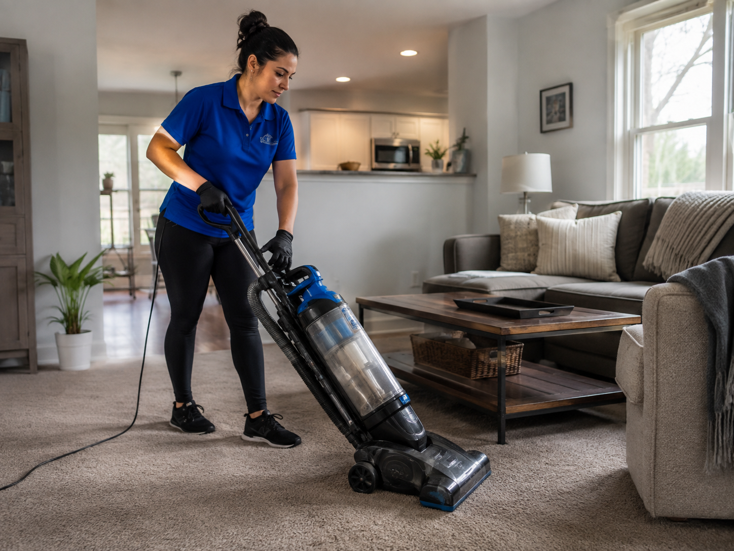 deep vacuuming